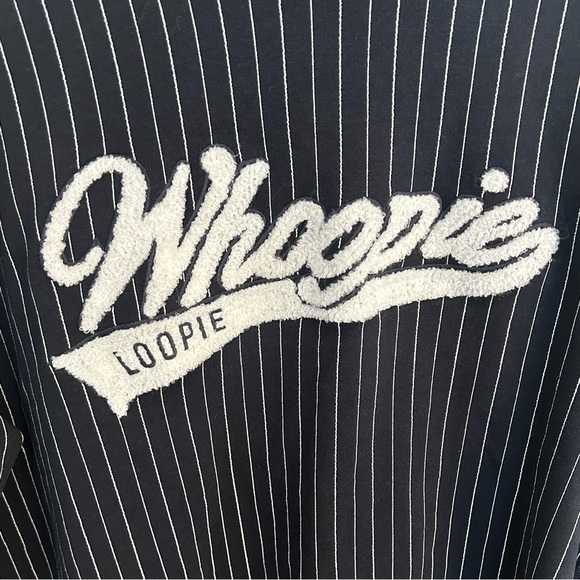 Whoopie Loopie Mens Navy and White Crewneck Sweatshirt, Size XL - Picture 3 of 9